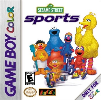Pochette 1 Rue Sesame : Vive Le Sport ! version GameBoy/Color