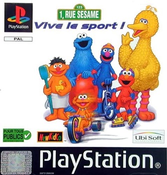 Pochette 1 Rue Sesame : Vive Le Sport ! version PlayStation