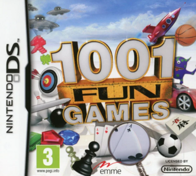Pochette 1001 Fun Games version DS