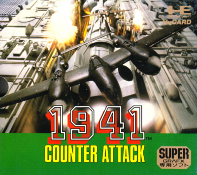 Pochette 1941 : Counter Attack version PC-Engine