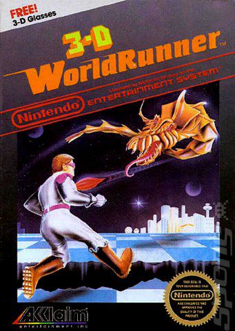 Pochette 3-D WorldRunner version NES