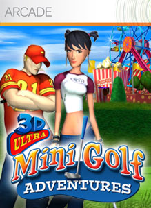 Pochette 3D Ultra Minigolf Adventures version Xbox 360