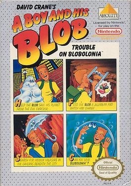 Pochette A Boy and his Blob : Trouble on Blobolonia version NES