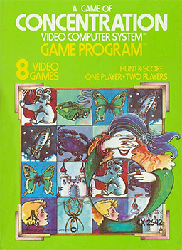 Pochette A Game of Concentration version Atari 2600