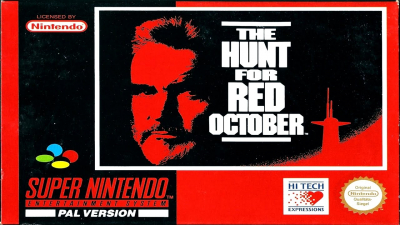 Pochette A la poursuite d'Octobre Rouge version Super Nintendo