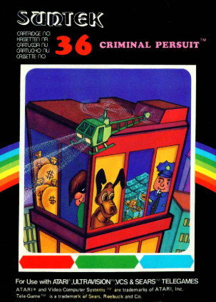 Pochette Criminal Persuit version Atari 2600