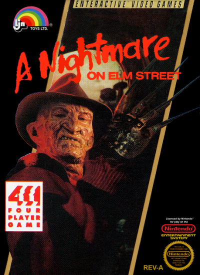 Pochette A Nightmare on Elm Street version NES