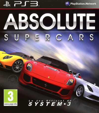 Pochette Absolute Supercars version PlayStation 3