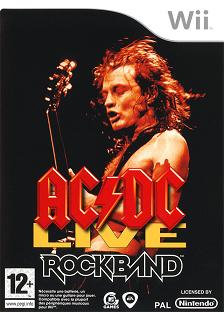 Pochette AC/DC LIVE : Rock Band version Wii