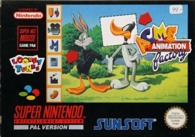 Pochette ACME Animation Factory version Super Nintendo