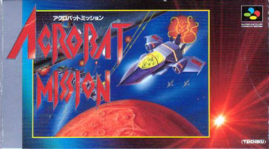 Pochette Acrobat Mission version Super Nintendo