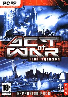 Pochette Act of War : High Treason version PC Windows