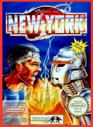 Pochette Action in New York version NES
