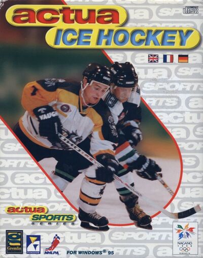 Pochette Actua Ice Hockey version PC Windows