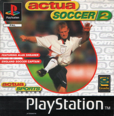Pochette Actua Soccer 2 version PlayStation