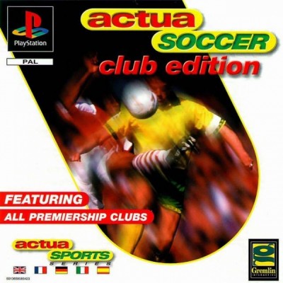 Pochette Actua Soccer Club Edition version PlayStation