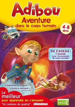 Pochette Adibou Aventure dans le Corps Humain version PC Windows