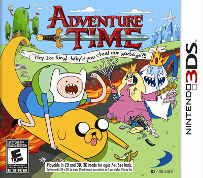 Pochette Adventure Time : Hey Ice King! Why'd you Steal our Garbage?! version 3DS