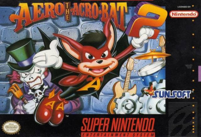 Pochette Aero the Acro-bat 2 version Super Nintendo