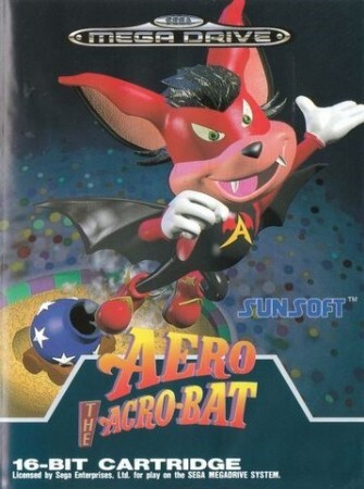 Pochette Aero the Acro-bat version Megadrive