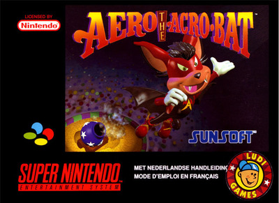 Pochette Aero the Acro-bat version Super Nintendo