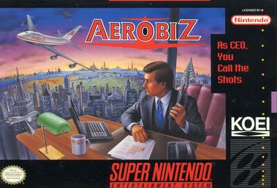 Pochette Aerobiz version Super Nintendo