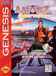 Pochette Aerobiz Supersonic version Megadrive