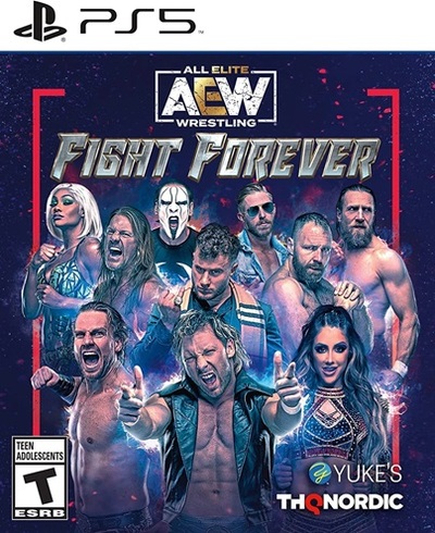 Pochette AEW Fight Forever version PlayStation 5