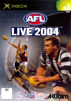 Pochette AFL Live 2004 version Xbox