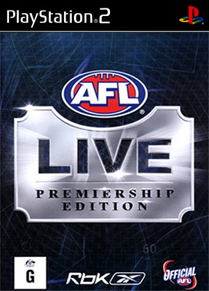 Pochette AFL Live Premiership Edition version PlayStation 2