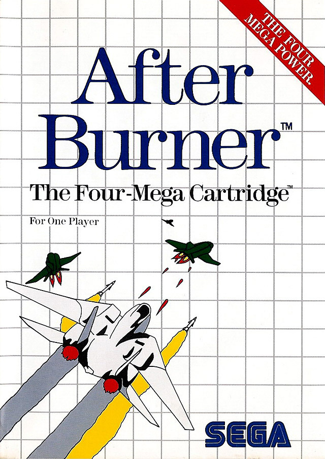 Pochette After Burner version Master System