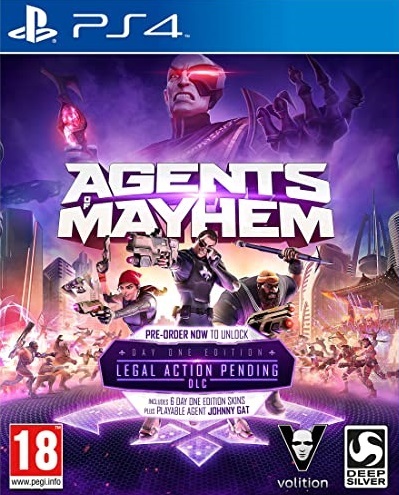 Pochette Agents of Mayhem version PlayStation 4