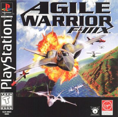 Pochette Agile Warrior F-111X version PlayStation