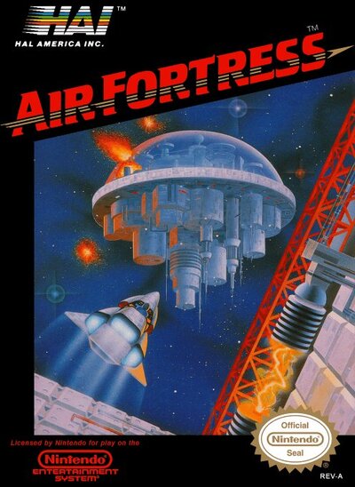 Pochette Air Fortress version NES