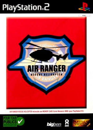 Pochette Air Ranger Rescue Helicopter version PlayStation 2