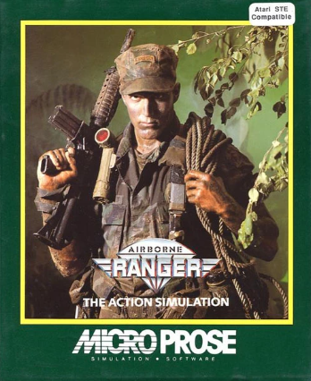 Pochette Airborne Ranger version Atari ST