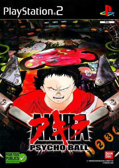 Pochette Akira Psycho Ball version PlayStation 2