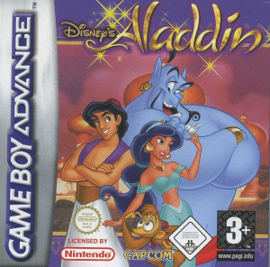 Pochette Aladdin version GameBoy Advance