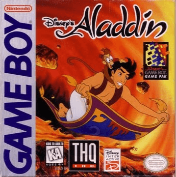 Pochette Aladdin version GameBoy/Color