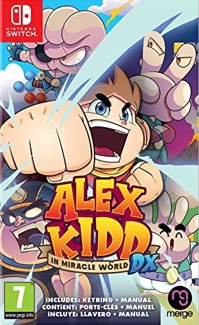 Pochette Alex Kidd in Miracle World DX version Switch
