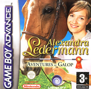 Pochette Alexandra Ledermann : Aventures au galop version GameBoy Advance