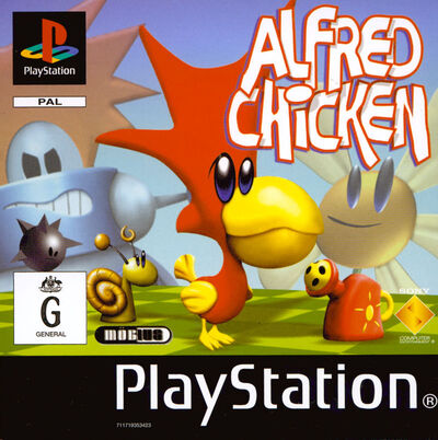 Pochette Alfred Chicken version PlayStation