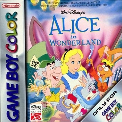 Pochette Alice in Wonderland version GameBoy/Color