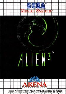 Pochette Alien ³ version Master System