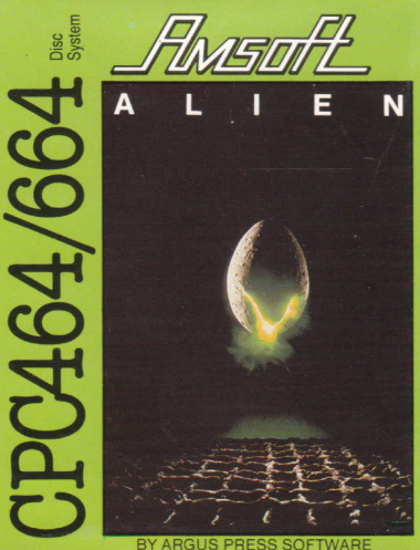 Pochette Alien version Amstrad CPC