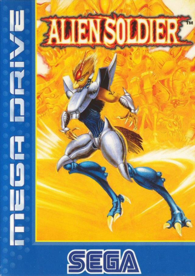 Pochette Alien Soldier version Megadrive