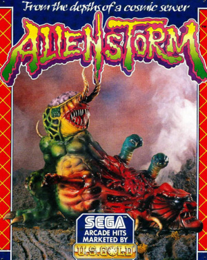 Pochette Alien Storm version ZX Spectrum
