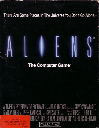 Pochette Aliens : The Computer Game version Apple II