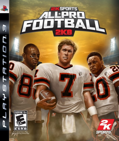 Pochette All-Pro Football 2K8 version PlayStation 3