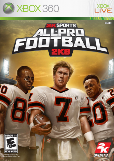 Pochette All-Pro Football 2K8 version Xbox 360